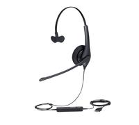 Jabra BIZ 1500 Wired Mono Headset Over the Head USB Type A With Microphone Black