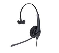 Jabra Biz 1500 Quick Disconnect On-Ear Mono Headset - Corded Headphone With Noise-Cancelling Microphone And Volume Spike