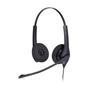 Jabra Biz 1500 Quick Disconnect On-Ear Stereo Headset - Corded Headphone With Noise-Cancelling Microphone And Volume Spike