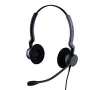Jabra Biz 2300 USB-A MS On-Ear Stereo Headset - Skype For Business Certified Noise-cancelling and Corded Headphone with Call Control Unit for Deskphones and Softphones