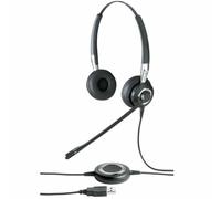 Jabra Biz 2400 II Duo USB + Bluetooth 2499-823-209 Ms Headset Call Center Skype