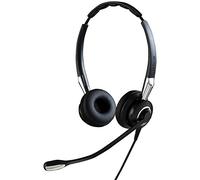 Jabra Biz 2400 II Quick Disconnect On-Ear Stereo Headset - Noise-cancelling and Corded Lightweight Headphone with HD Voice and Soft Head Cushioning for Deskphones