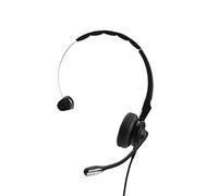 Jabra Biz 2400 II USB-A CC UC On-Ear Mono Headset - Unified Communications Optimised Noise-cancelling Corded Headphone with HD Voice and Programmable Controller