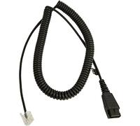 Jabra connection cord 2m length coiled Siemens.