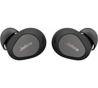 Jabra Elite 10 Wireless Earphone - Active Noise Cancelling Headphones Enhanced with Dolby Atmos Peripheral Sound - Multipoint Bluetooth, Wireless Charging - Titanium Black