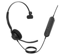 Jabra Engage 40 Telephone On Ear Headset Wired Mono Black Microphone Noise Cancelling Headse