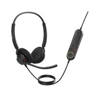 Jabra Engage 40 Wired On-Ear Stereo Headset, Black, USB-A and USB-C, Microsoft Teams Certified, Noise Isolation