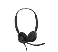 Jabra Engage 40 Wired Stereo Headset with Noise-Cancelling 2-Mic Technology and USB-A Cable, Ultra-Lightweight - works with all leading Unified Communications platforms such as Zoom, Unify - Black