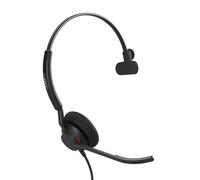 Jabra Engage 50 II schnurgebundenes Mono-Headset mit geräuschunterdrückender 3-Mic-Technologie und USB-A-Kabel, Ultraleicht - mit Allen führenden UC-Plattformen wie Zoom & Unify kompatibel - Schwarz