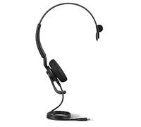 Jabra Engage 50 II Wired Mono Headset - Noise-Cancelling 3-Mic Technology and USB-C Cable, Ultra-Lightweight - Works with All Leading Unified Communications Platforms Such as Zoom & Unify - Black