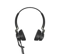 Jabra Engage 50 On-Ear Stereo Headset - Microsoft Certified Digital Headphones with Cable - Passive Noise Cancelling for Softphones and Web Clients - USB-C Cable - Black