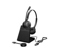 Jabra Engage 55 UC Stereo Headset USB-A with Charging Stand (9559-415-111)
