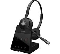 Jabra Engage 65 On-Ear, Monaural Wireless, Medium Power DECT Headset with Advanced Noise Cancellation and Dual Connectivity for Deskphone and PC (Softphone) - Black - (UK version)