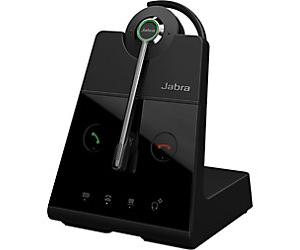 Jabra Engage Wireless Headset Over-the-head, Behind-the-neck, Behind-the-ear Passive Noise Cancelling Yes Mono 65 Black