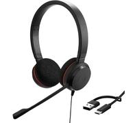 Jabra Evolve 20 Stereo Headset Unified Communication Certified VoIP Softphone