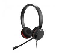 Jabra Evolve 30 UC Stereo Headset - Unified Communications Headphones for VoIP Softphone with Passive Noise Cancellation - 3.5mm Jack - Black