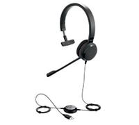 Jabra Evolve 30 II MS Wired Telephone Headset Over-the-head USB, 3.5 mm Jack Noise Cancelling Microphone Mono