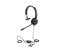 Jabra Evolve 30 Ii Usb-C Wired Microsoft Teams Mono Headset With Usb-C To Usb-A