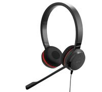 Jabra Evolve 30 II Wired Dual-Ear Headset with Mic, Black