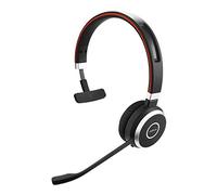 Jabra Evolve 65 Wireless Mono On-Ear Headset - Microsoft Certified Headphones With Long-Lasting Battery - USB Bluetooth Adapter - Black