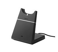 Jabra Evolve 75 Charging Stand - Fast Wireless Desk Charger for Evolve 75 Headset - Ideal for Call Centres and Workspaces - Black