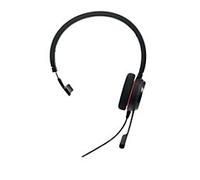 Jabra Evolve Wired Headset Over-the-head Noise Cancelling Microphone Mono 20 UC Black