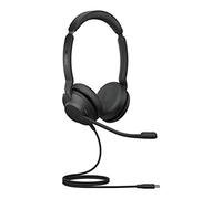 Jabra Evolve2 30 Headset - Stereo headphones with noise cancelling - UC Certified - with 2-microphone call technology - USB-C cable - Black