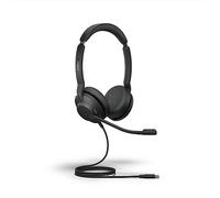 Jabra Evolve2 30 SE Wired Stereo Noise-Cancelling Headset - Features 2-Microphone Call Technology and USB-C Cable - MS Teams Certified, Works with All Other Platforms - Black