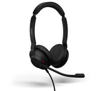 Jabra Evolve2 30 Headset - Stereo Kopfhörer mit Noise Cancelling - UC Zertifiziert - mit 2-Mikrofon Anruf-Technologie - USB-A Kabel - Schwarz