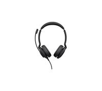 Jabra Evolve2 30 - Wired Stereo Headset with Noise Cancelling Microphone - Computer Headphone with USB-A Cable - Works with Zoom and Google Meet - Black
