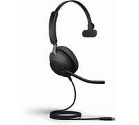 Jabra Evolve2 40 SE 24189-899-999 Mono Headset USB-A Cable - MS Teams Certified