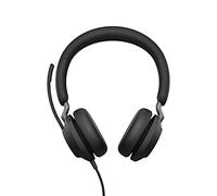 Jabra Evolve2 40 SE Wired Noise-Cancelling Stereo Headset With 3-Microphone Call Technology and USB-A Cable - MS Teams Certified - Black