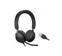 Jabra Evolve2 40 SE USB-A UC Stereo Wired UC headset with USB-A connector, designed for intensive use.