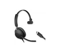 Jabra Evolve2 40 SE USB-C UC Mono Wired UC headset with USB-C connector, designed for intensive use.