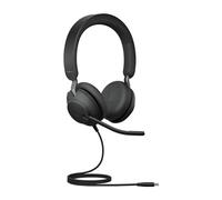 Jabra Evolve2 40 SE - Corded Stereo Headset certified for UC, with USB-C incl. extension cable