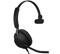 Jabra Evolve2 40 Mono Wired On-Ear Headset (Unified Communication, USB Type-A, Black)