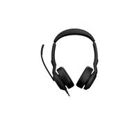 Jabra Evolve2 50 UC Stereo - Headset - on-ear - Bluetooth - wireless - active noise cancelling - USB-A - black - Zoom Ce