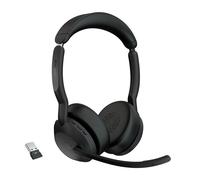 Jabra Evolve2 55 Link380a MS Stereo - wireless stereo headset with USB-A certified for Microsoft Teams