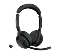 Jabra Evolve2 55 Link380c MS Stereo - wireless stereo headset with USB-C certified for Microsoft Teams