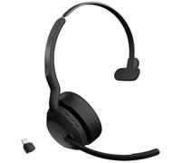 Jabra Evolve2 55 mono headset, Bluetooth, Link380a, MS, black