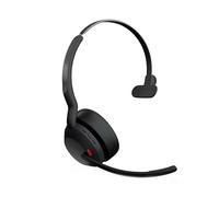 Jabra Evolve2 55 Mono Wireless Headset Air Comfort Technology, Noise-cancelling Mics, and ANC - Works with UC Platforms such as Zoom and Google Meet - Black