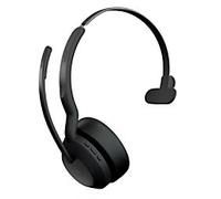 Jabra Evolve2 55 MS Wireless Mono Headset Over-the-head USB, Bluetooth Microphone Black