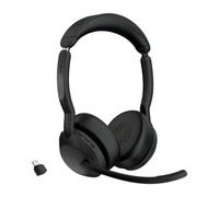 Jabra Evolve2 55 Stereo Wireless Headset Air Comfort Technology, Noise-Cancelling Mics, And Anc - Works With Uc Platforms Such As