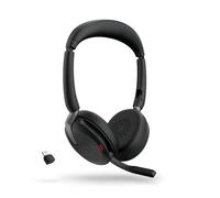 Jabra Evolve2 65 Flex Link380c UC Stereo - Wireless Stereo Headset with USB-C for UC Platforms