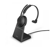 Jabra Evolve2 65 USB-A UC Mono with Charging Stand - Black