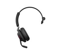 Jabra Evolve2 65 Mono Wireless On-Ear Headset (Unified Communication, USB Type-A, Black)