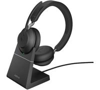 Jabra Evolve2 65 MS Stereo USB-A with charging stand - Black