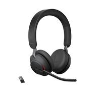 Jabra Evolve2 65 Stereo Wireless Headset (MS Teams, USB-A) - Black