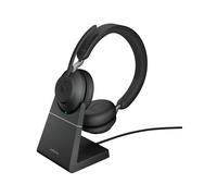 Jabra Evolve2 65 UC Stereo USB-C with Charging Stand - Black