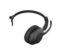 Jabra Evolve2 65 USB-A MS Mono Headset with Desk Stand - Black